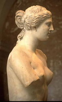 Венера Милосская в профиль