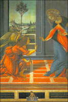 Благовещение (Боттичелли, 1490 г.)