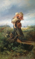 Дети, бегущие от грозы (1872 г.)