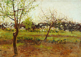 Цветущие яблони (И.И. Левитан)