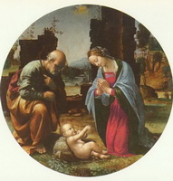 Поклонение Младенцу (Ф. Бартоломео, около 1510 г.)
