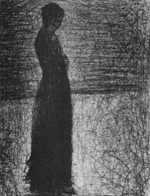 1882 Сёра Ж.П."Стоящая женщина."