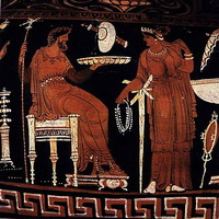 Аид и Персефона (керамика, середина 4 в. до н.э.)
