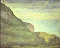 Скалы в Пор-ан-Бессене (Ж. Сёра, 1888 г.)