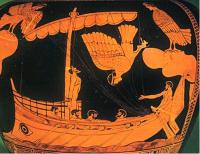 Корабль Одиссея и сирены