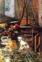 Сумерки в комнате (К.А. Коровин, 1880-е г.)