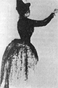 Женщина с поднятой рукой (Сёра)