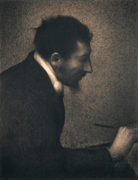 Портрет Эдмона-Франсуа Аман-Жана (Ж. Сёра)